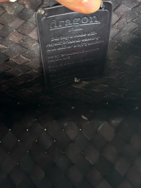 Dragon Diffusion Big Santa Croce Bag Dark Brown - Picture 8 of 11